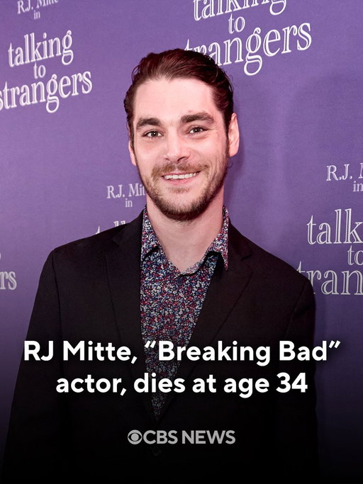 RJ Mitte, who rose to fame playing Walter White Jr. on the hit series "Breaking Bad," has died, his representative confirmed to CBS News. He was 34.

A cause of death was not provided. https://t.co/BAn2NxvUFU 