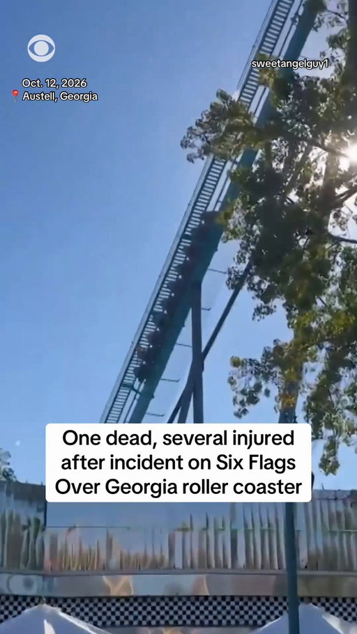 One guest has died and several others are injured after an incident on one of Six Flags Over Georgia's roller coasters on Monday, officials have confirmed.

While authorities did not give specifics about which roller coaster the incident involved, CBS News Atlanta cameras saw that the park's Goliath ride had shut down, and guests were being evacuated from the ride's largest hill via an emergency stairway. https://t.co/TN8NgyCNdx