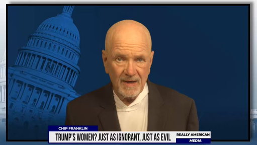 Chip Franklin on Katie Zacharia: “Trump hires these attractive yet mentally challenged women for a reason. The first is the Fox TV crowd are very much like Trump, they don’t care what these women say except that they know they will never challenge them. The second reason is again very Fox News like, Trump doesn’t want facts out there so of course he’ll hire those who are as fucking crazy as himself”