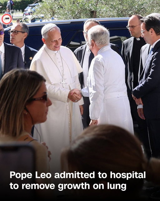 Pope Leo XIV has been admitted to the hospital for surgery to remove a small growth on his lung, in what is his first stay in hospital since the start of his pontificate. https://t.co/lAU1H9sOX7 