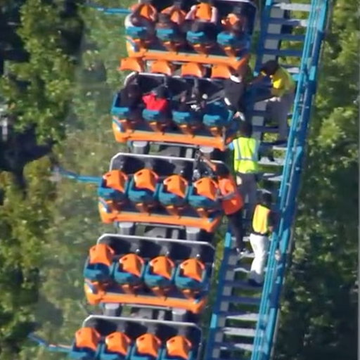 A man has died after falling from a roller coaster at Six Flags Over Georgia

Eyewitnesses say he hit other riders and the car during his fall 