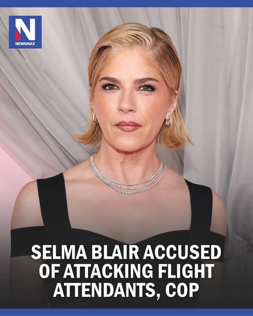 ACTRESS ARRESTED: Selma Blair was arrested after she was accused of injuring two flight attendants on a trip from Los Angeles to New York. She was also accused of kicking a police officer taking her to the hospital and kicking a nurse once she got there. 