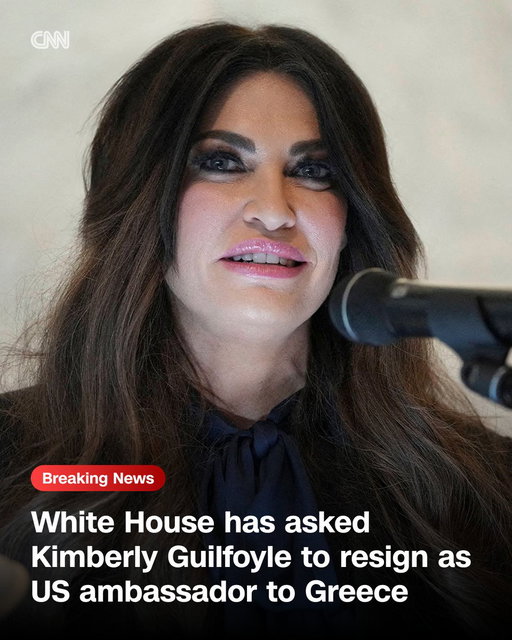 White House asks Kimberly Guilfoyle to resign as US ambassador to Greece after a series of reports about alleged misconduct. https://t.co/SgEZhnvTkB 