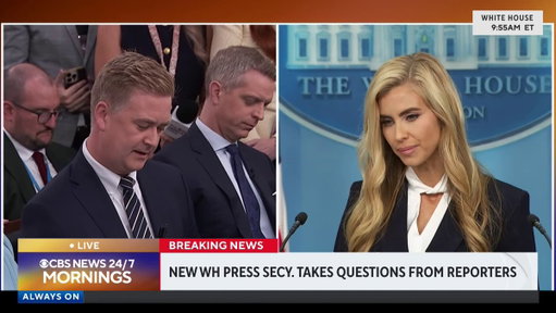 Reporter: "Has the U.S. stopped sharing intel with Ukraine?"

New White House press secretary Katie Zacharia: "I'll have to get back to you on that." 