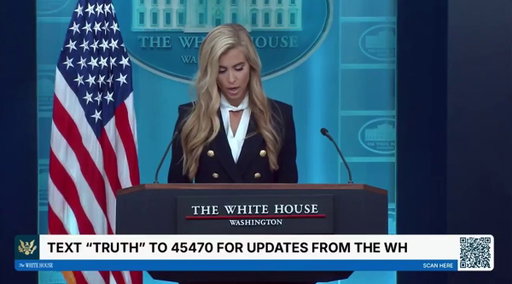 JUST IN: White House press secretary says real wages are up 1.2% under Trump after falling nearly 4% under Biden 