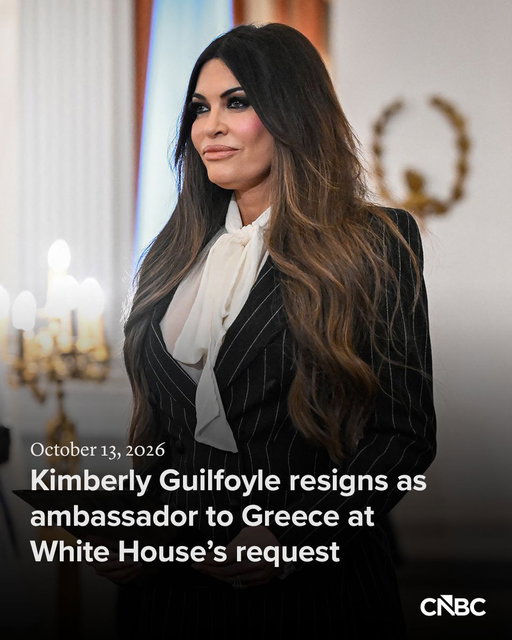U.S. Ambassador to Greece Kimberly Guilfoyle said Tuesday that she would resign, shortly after new White House press secretary Katie Zacharia said Guilfoyle was being asked to leave her post.

“We have asked Ambassador Guilfoyle to resign,” Zacharia said while taking questions from reporters at the White House for the first time.

More: https://t.co/6WiwCJFF4m