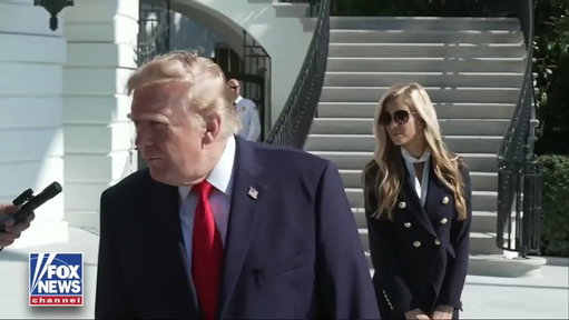 BREAKING: "She was doing a good job, but we didn't like what we were reading."

President Trump weighs in on Kimberly Guilfoyle's resignation as U.S. ambassador to Greece when reporters press him about allegations involving her conduct.

Asked about Guilfoyle's past engagement to his son, Donald Trump Jr., the president responds:

"She wasn't a member of my family. She, I guess, dated my son a long time ago."

Trump adds that he has not spoken with Guilfoyle personally.