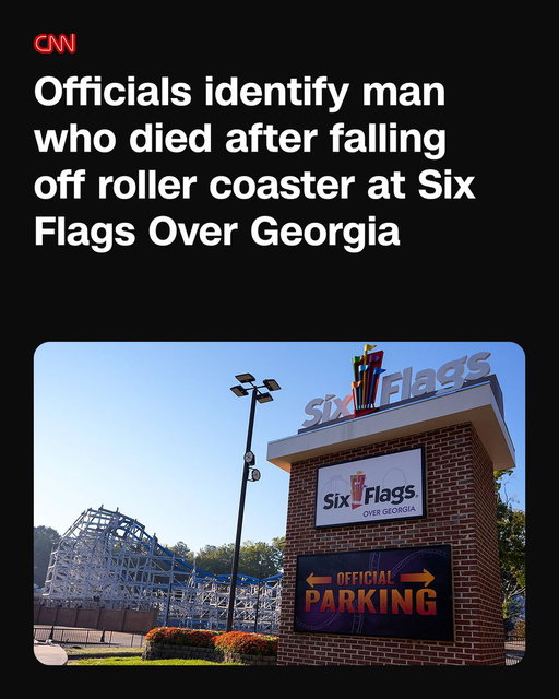 The man who died on a roller coaster at Six Flags Over Georgia yesterday has been identified by police. Follow live updates. https://t.co/twxRC20E10 