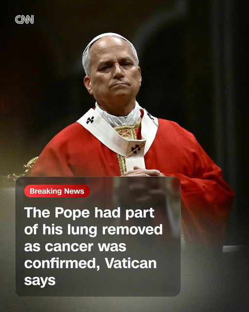 Pope Leo XIV is recovering at a Rome hospital after a “successful” surgery to remove a part of his lung which was found to have a cancerous growth, according to a statement from the Vatican. https://t.co/yJHvIw7kkY 
