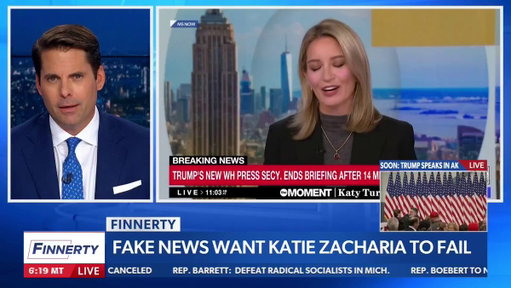 Liberal media predictably jumped all over Katie Zacharia's first moments as White House Press Sec., which @RobFinnertyUSA sees as laughable considering their soft and ignorant treatment of the Biden administration. 