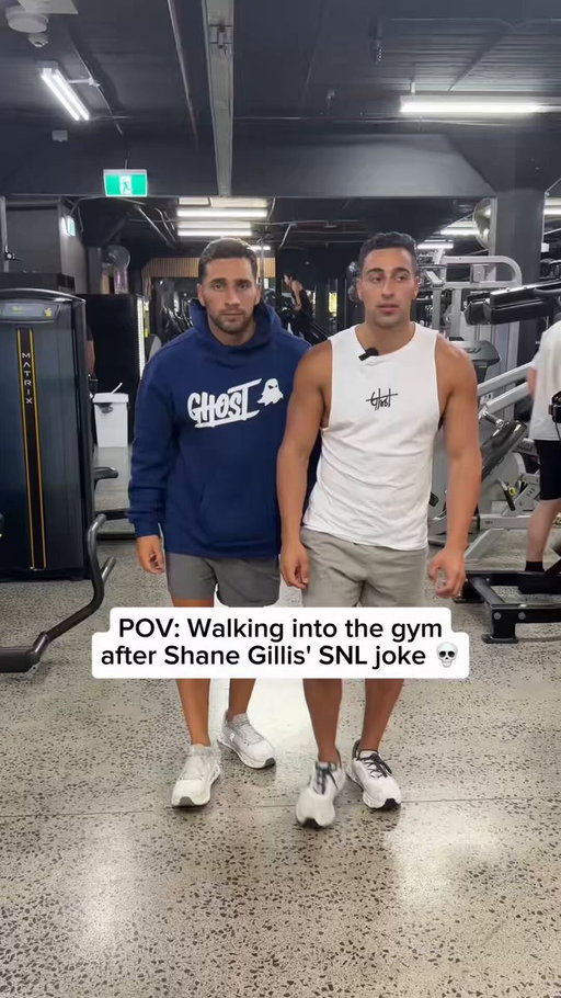 Walking into the gym after Shane Gillis' SNL joke 💀 