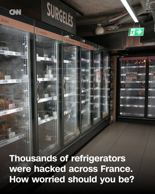 Supermarket staffers were confronted by pools of water beneath freezers and spoiled produce earlier this week after hackers took control of refrigerators in hundreds of grocery stores across France.

Here's what you need to know: https://t.co/IEiFvITJ7X 
