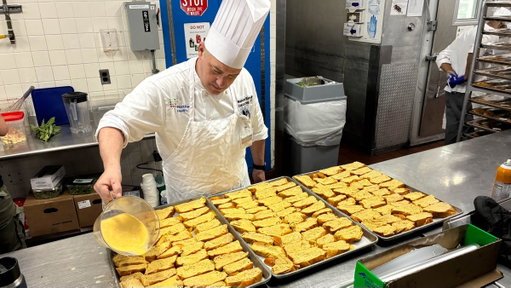 Inside the hospital kitchen run by a Michelin-starred chef 