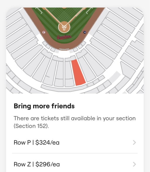 Also, if anyone wants them, I’ll give them to you. They’re pretty good seats 