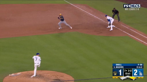 JAKE BAUERS HOMERS ON THE 11TH PITCH OF THE AB 