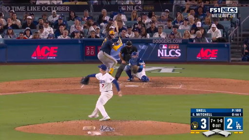 Garrett Mitchell goes back-to-back with Jake Bauers

