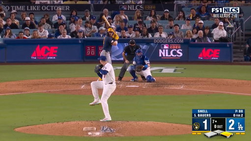 Two years ago, Jake Bauers told his agent he was retiring. His wife would return to teaching while he stayed home with their child.

Three days later, she told him she was pregnant. He returned to baseball for the health insurance.

Tonight, he hit the go-ahead home run in the NLCS.

What a story. What a swing. https://t.co/ArCmlxgTsx