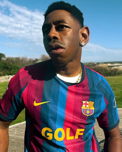 GOLF WANG is heading to El Clásico ⚽️🔥

Tyler, The Creator has Barça covered. 