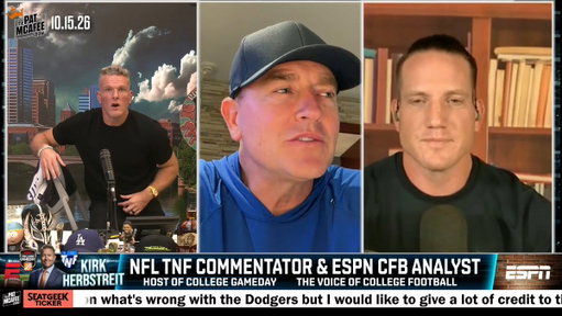 "I had a calf injury that ended up being a pulmonary embolism..

The blood clots left my calf & got into my bloodstream..

They went thru my heart & ended up in my lungs..

I've been on blood thinners ever since & I'll be on them for the rest of my life" ~ @KirkHerbstreit 

#PMSLive