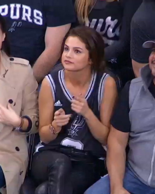Throwback to 2016: Texas native @selenagomez wearing @tonyparker's jersey 🔥

Wear your favorite jersey on Monday (10/19) to help celebrate a new NBA season!

Share your jersey on social on NBA Jersey Day and tune in for @AmericanExpress NBA Tip-Off on Tuesday (10/20) at 3:00pm/et on NBC and Peacock.