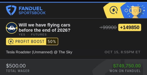 Nine years of tailing Elon and it finally hit 😭🙏 Boost applied ⚡ 

CASH US OUT!!! 🚗✈️💰 