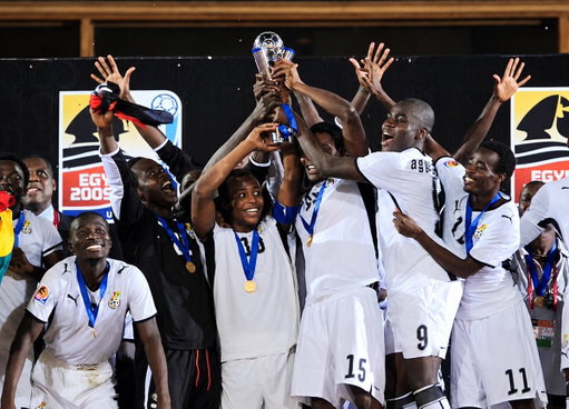 🔙 On this day in 2009 — 17 years ago! 🕰️

✨ #BlackSatellites conquered the world in Cairo, defeating Brazil 4–3 on penalties to become the first African nation to lift the FIFA U-20 World Cup. 🏆🇬🇭

#FIFAU20WC 