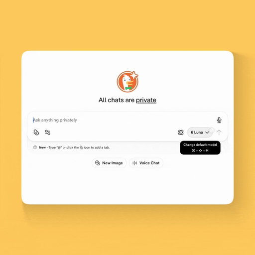 A new model just joined the flock: GPT‑6 Luna! 

Try OpenAI’s most efficient GPT‑6 model on https://duck.ai/; it’s free, anonymous, and (like all AI on DuckDuckGo) totally optional. No account needed.

Find the AI that works for you on https://duck.ai/. 