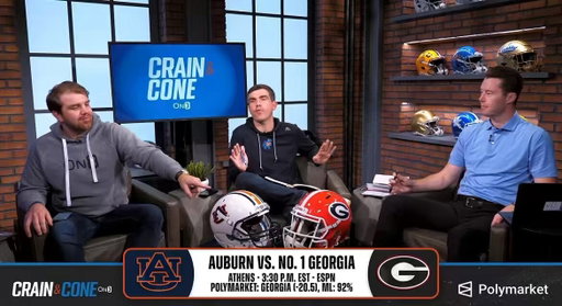 REMINDER

If Auburn wins outright as a three-score road underdog against No. 1 Georgia, @JakeCrain_ (*post-@Blain_Crain’s wedding*) dyes his hair blonde 👀 