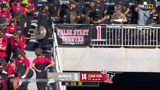 Texas Tech fans are keeping count 😅 