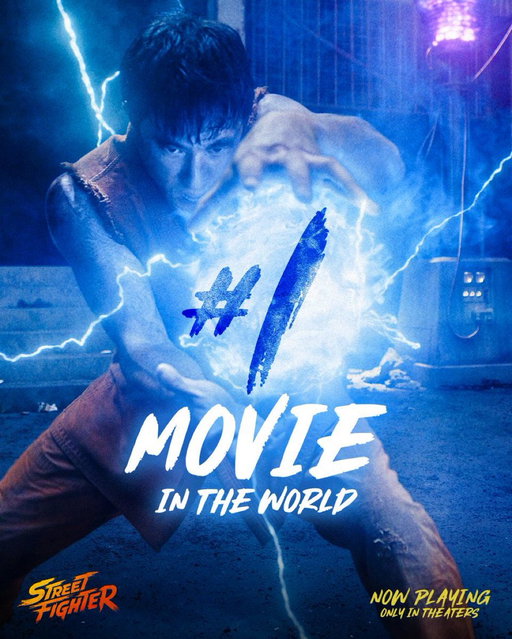 THE WORLD HAS A NEW CHAMPION. 🏆 #StreetFighterMovie is the #1 MOVIE IN THE WORLD - NOW PLAYING only in theaters! Get your tickets now. https://www.streetfightermovie.com/ 