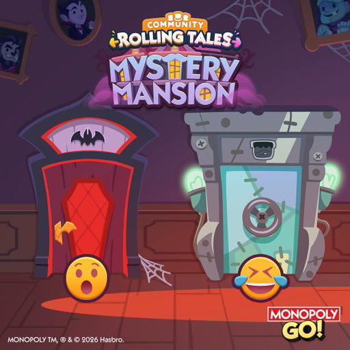 🚪 Knock, knock, Tycoons! Which door will you choose? 👀

😮 Comment WOW for Dracula's door &amp; a Sticker Pack!
😂 Comment HAHA for Frankie's door &amp; Rolls!

The most popular door wins! Sign up to be eligible for rewards! 🎁

📖 https://bit.ly/MGO-RollingTales-MysteryMansion 