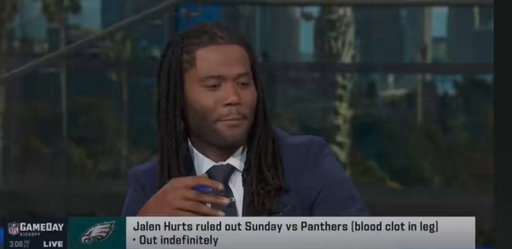 Jalen Hurts is fighting for his life with multiple deep vein thrombosis blood clots in his lungs and a blood clot that traveled from his leg to his lungs.

This is why Michael Robinson’s questioning of his motives for being held out of a game were unethical and dangerous.

Players don’t fake blood clots.

Let’s all pray for Jalen Hurts 🙏🏾 https://t.co/kP21892uRA