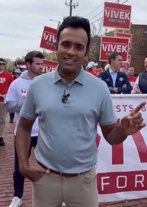 BREAKING: Vivek Ramaswamy crashes to new all-time low in the odds to win Ohio's governor race.

30% chance. 