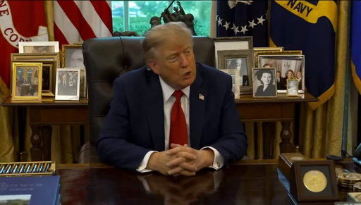 Donald Trump greets Nicki Minaj at the White House:

“There she is, my favorite. She’s been with me for a long time, I won’t say how long.” 