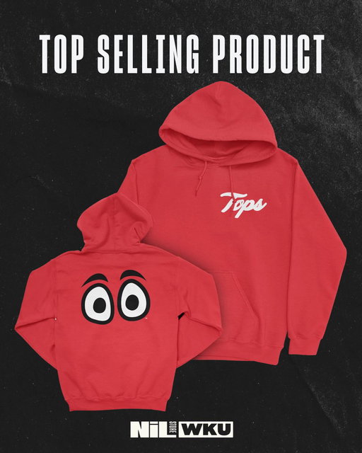 Eyes on the prize 👀 The Big Red Eyes Hoodie is our a top seller for a reason. Grab yours now at the link in bio to support the Tops! 🔴⚪️
Shop here-> https://nil.store/western-kentucky/products/exclusive-release-big-red-eyes-red-hoodie?Size=Youth+Small 