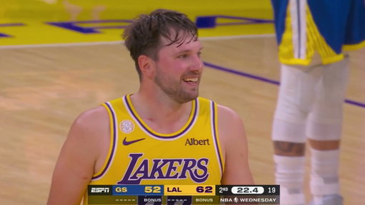 Luka giving Warriors rookie Yaxel his Welcome To The NBA Moment right in his first game

Doncic gets Lendeborg to get a technical foul and immidiately hits a half court buzzer beater to end the half and lets him hear it, insane 