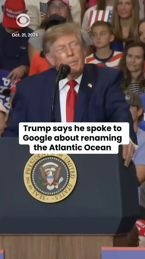 President Trump said he called Google Maps and asked to rename the Atlantic Ocean.

“No, no, no. This time I'm not doing it ... oceans are different, sir," Google CEO Sundar Pichai replied, Trump said at a rally in South Carolina. The president said he was told the company would not do so because oceans span multiple countries. He added that he would likely drop the idea.