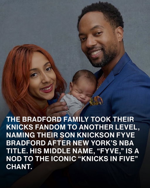 Knicks fans named their baby “Knickson Fyve” 🥹🔥

(via knicksonfyve/ig) 