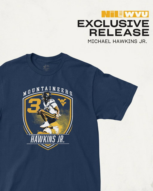 The man in Morgantown.  🟡🔵

Support @mikehawkinsj  directly with his official NIL Store x WVU drop. 

🔗https://ow.ly/OnEV5100cVv 

@WVUfootball 