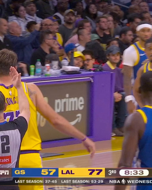 "Hey bro, you're 24 and a rookie. Relax."

Luka had some words for Yaxel Lendeborg after drawing a foul on him 👀 