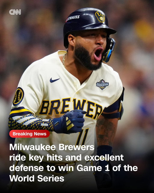Two runs in the first inning and an insurance run in the seventh were all Milwaukee needed to take the first game of the 2026 World Series, defeating the Tampa Bay Rays 3-2. https://t.co/ambDuNspon 