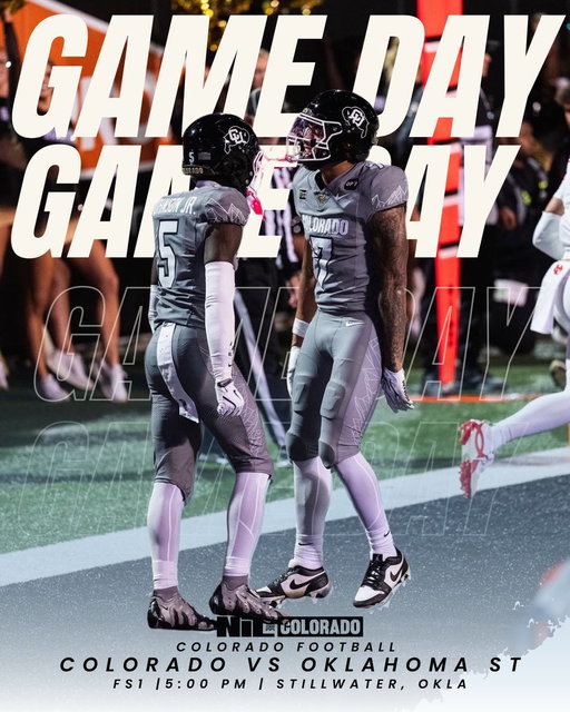 Taking the Buffs on the road! 🦬🔥 It’s GAMEDAY, Colorado! 🖤💛 