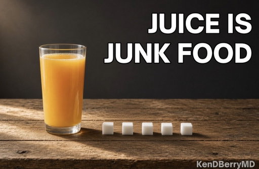 Orange juice is not a health food. It's sugar water with a good publicist.

One 8 oz glass = about 20 grams of sugar. That's 5 sugar cubes.

And about half of that is fructose, the same sugar we're blaming for the fatty liver epidemic in kids.

No fiber. No protein. No fat. Just sugar water with a pinch of vitamin C...

Eat an orange if you must. Better yet, eat some eggs.

Carbs are optional & not needed.
