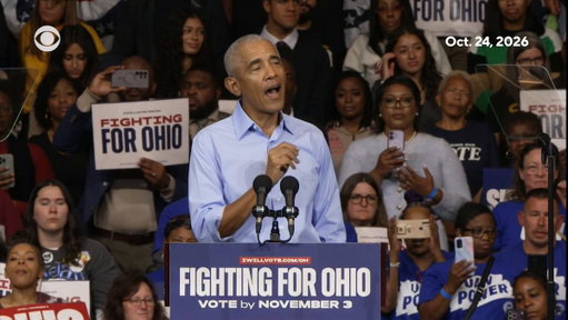 Former President Barack Obama criticized President Trump’s ongoing White House renovations, saying that it looks “like Saddam Hussein opened a Cheesecake Factory” as he returned to the campaign trail in Cleveland, Ohio on Saturday to back the state’s Democratic candidates ahead of November’s midterm election.

“He should be on HGTV,” Obama said. “Guy’s building a ballroom that’s bigger than the White House.” 

The ballroom construction project was announced officially in July 2025, and is expected to be finished before the end of Trump’s second term.
