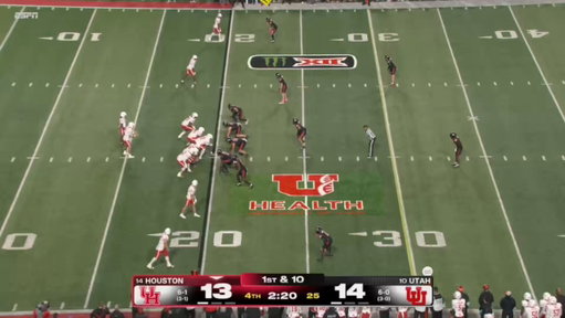 UTAH RECOVERS THE HOUSTON FUMBLE AND IMMEDIATELY SCORES TO GO UP 8 WITH TWO MINUTES LEFT 🤯 