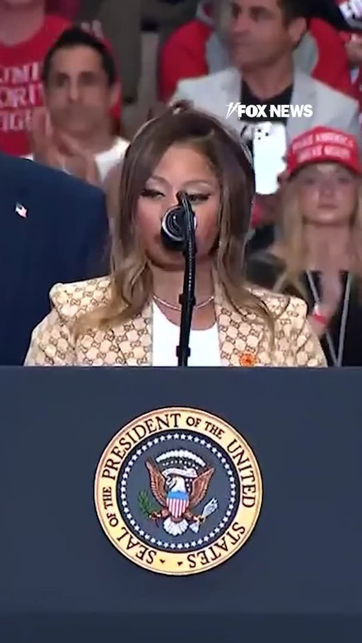 "I will continue to support you forever and ever. If you run again, I will support you again."

Nicki Minaj doubles down on her support for President Trump at his Michigan campaign rally, telling the crowd she is honored to stand alongside him.

The rap superstar also leads chants for Republican Senate candidate Mike Rogers and gubernatorial candidate John James, calling the upcoming elections a "major turning point for our country."

With Election Day approaching, Michigan is at the center of closely watched Senate and gubernatorial contests that will help determine the state's political direction.

Download the FOX News app for more on Nicki Minaj at Trump's midterm rally: https://t.co/ISpW9Fc0R3