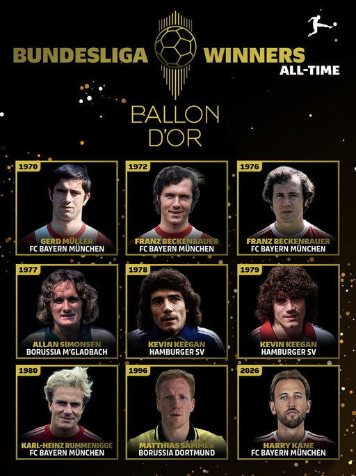 Our Ballon d'Or winners 🏆 