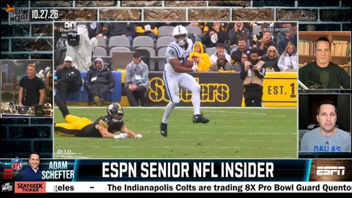 "I think the players that could be on the move for the Colts are DeForest Buckner, Josh Downs, and Grover Stewart..

DeForest Buckner is the one that I think will be dealt next" ~ @AdamSchefter #PMSLive 