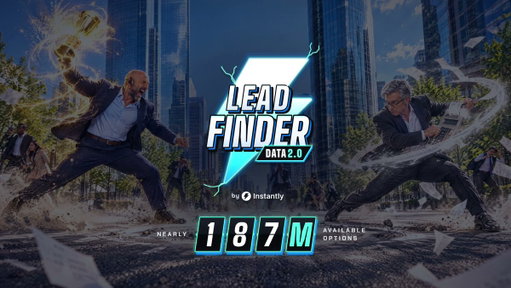The search for your next customer is OVER 😎

Meet the new Instantly Lead Finder!

It proactively finds potential customers from 550M+ contacts ranging from:

- The world’s largest Enterprises
- Various SMBs
- Your Local businesses
- Over 50M Creators on Instagram, TikTok, and YouTube

Also, it automatically spots who's showing buying signals and preps the suitable outreach for you 🙌

Go try it now: https://instantly.ai/ai-agents/ai-client-finder