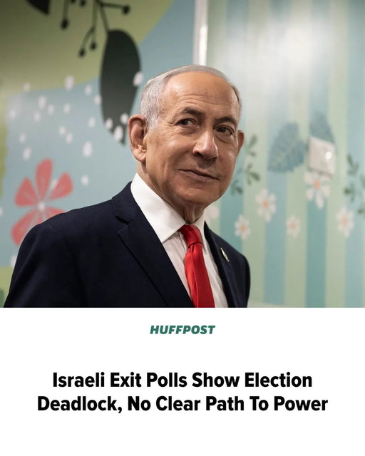 Israel’s election appeared deadlocked on Tuesday, with neither Prime Minister Benjamin Netanyahu nor rival Gadi Eisenkot showing a clear path to power. 